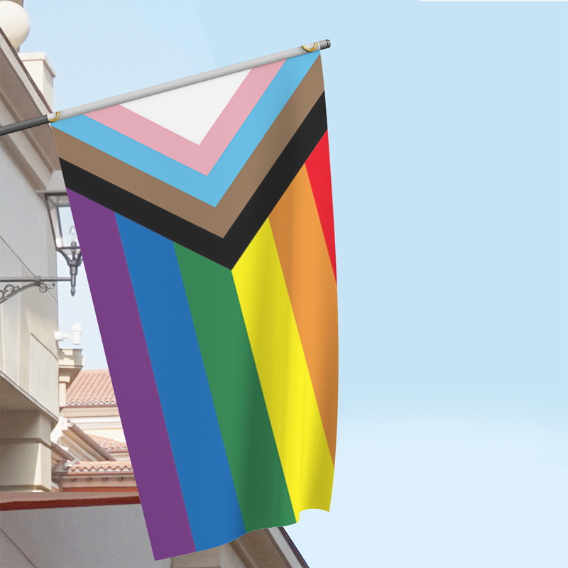 Drapeau LGBTQ+ coloré